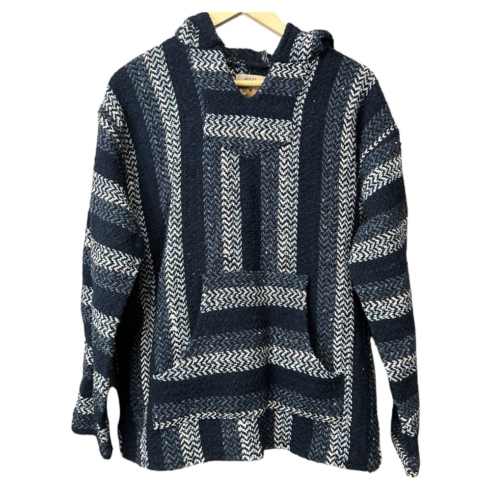 NWT Earth Ragz Hooded Long Sleeve Poncho Size Large